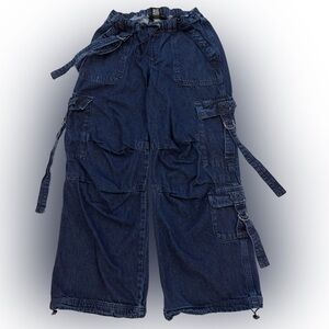 BDG Indigo Baggy Cargo Pants